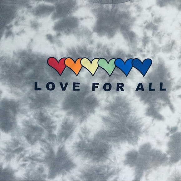 GAP Collective Teen 100% Organic Cotton T-Shirt, Teen Size 14-16, Gray Tie Dye - Picture 6 of 10